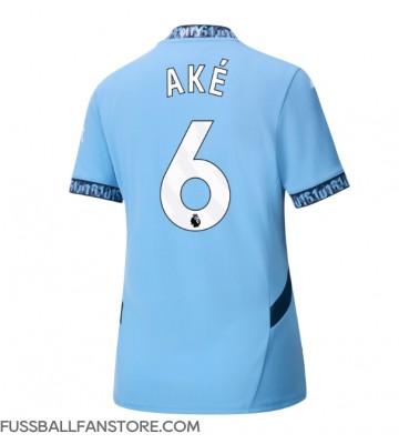 Manchester City Nathan Ake #6 Replik Heimtrikot Damen 2024-25 Kurzarm